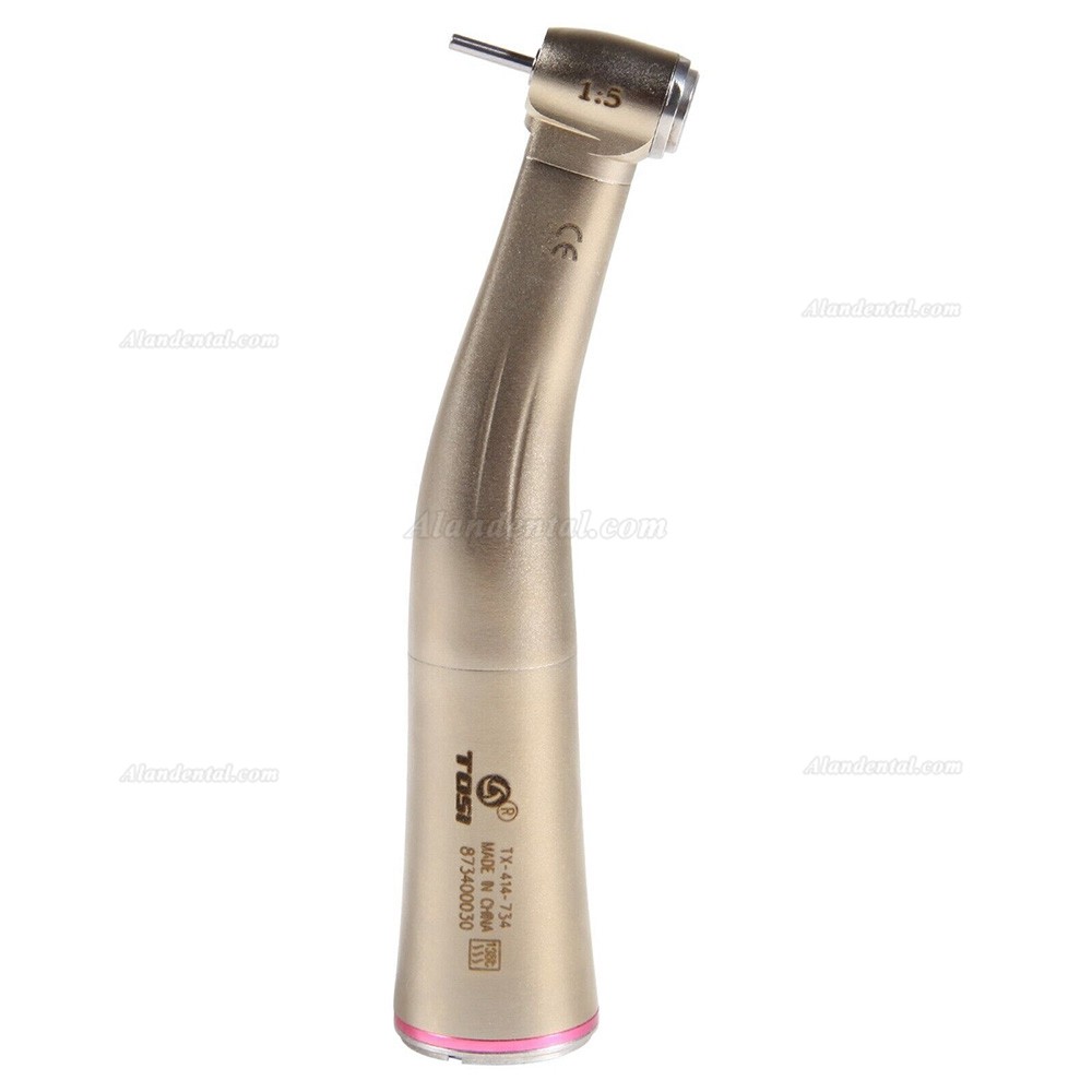 TOSI TX-414-734 Dental 1:5 Fiber Optic Contra Angle (Mini head)